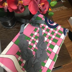 Gray Floral Necklace from Anthropologie